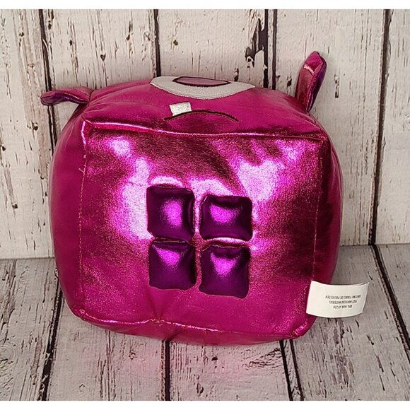 9" Pet Simulator X Dark Matter Series Hot Pink Cyclops Plush Metallic Shiny - Picture 3 of 4